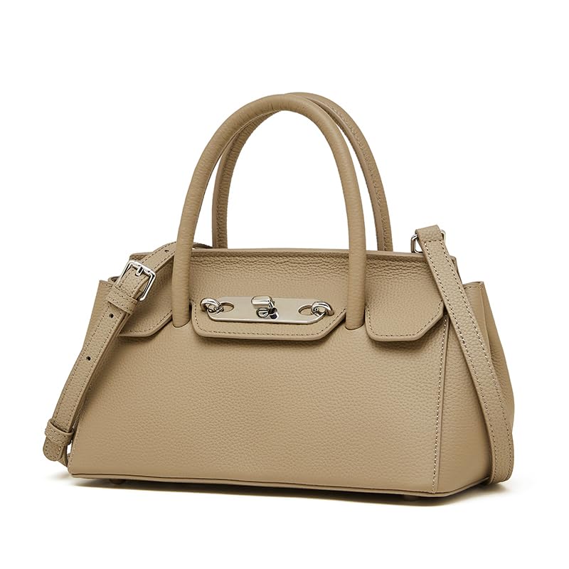 JIUFENG Women's Genuine Leather Handbag,Messenger Bag,Crossbody Bag,Versatile Shoulder Bag2