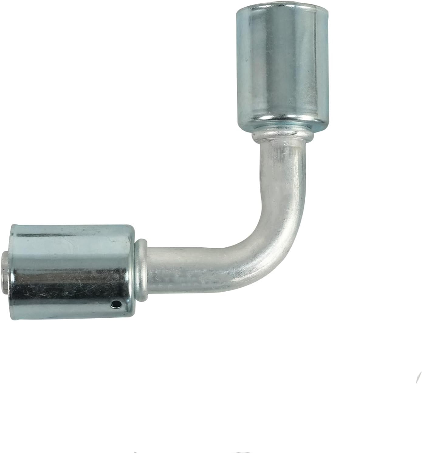 6 Pcs Air Conditioner Fitting Set #6#8 and #10, A/C Beadlock Splice Crimp Fittings, Standard Barrier 90 Degree, A/C Refrigerant Hose Fitting for AC Standard Hose