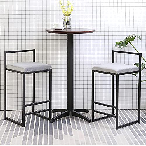 Chaise lounge design moderne velours chaise de bar premium robuste hauteur 75 cm