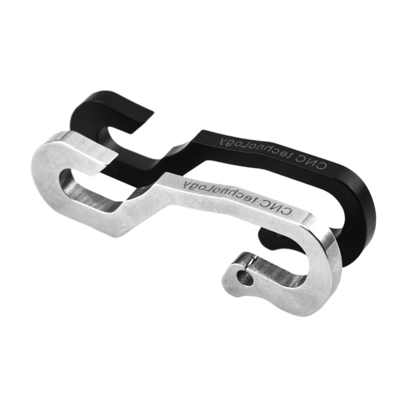 Cabilock 2Pcs Stainless Steel S Hook Bottle Opener and Lifter Portable Kitchen Gadget for Outdoor Activities Manual Can Opener for Easy Use