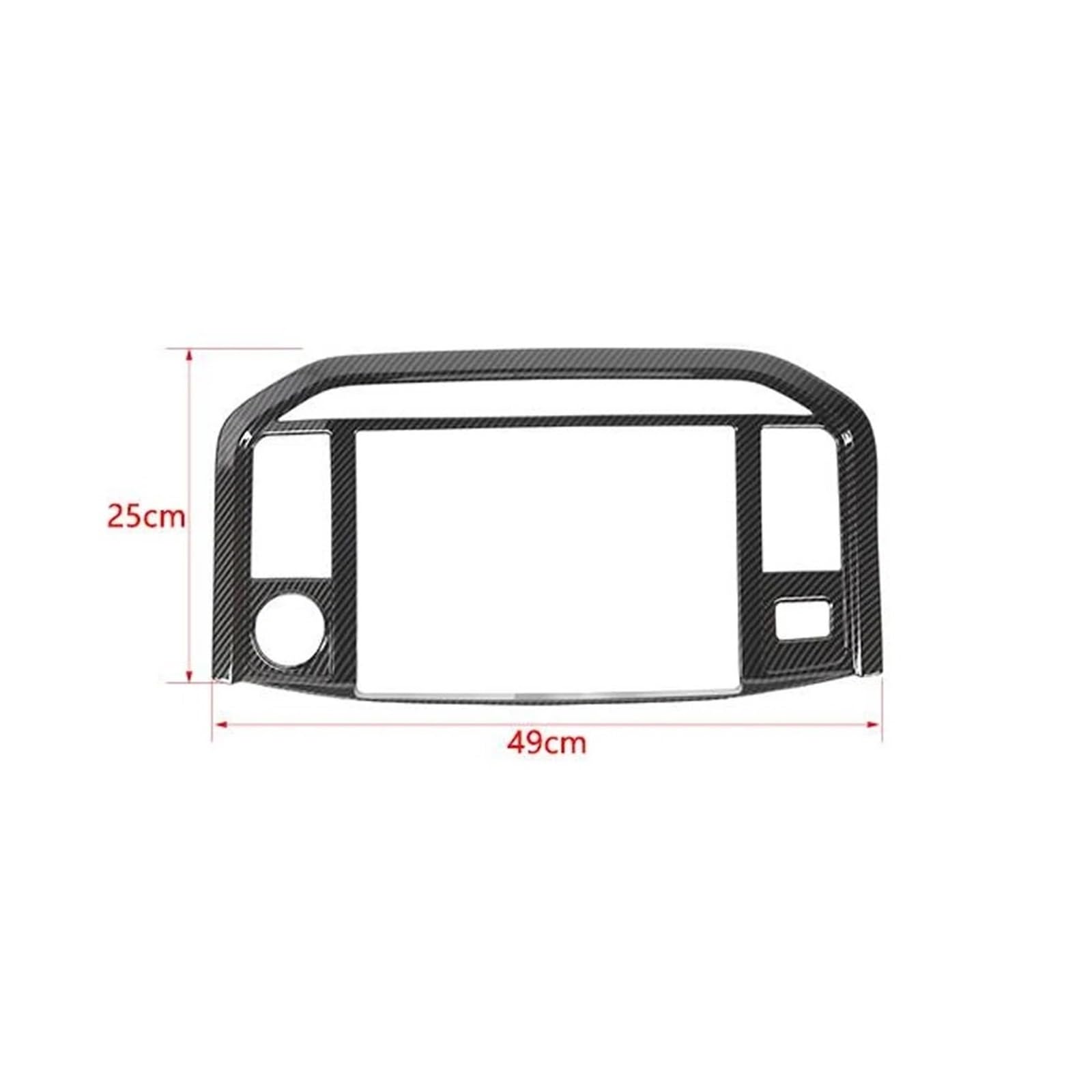 Przycisk deski rozdzielczej Do F150 Navigation Screen Frame Cover