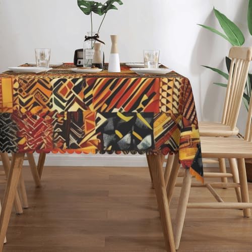 Nappe de table africaine en patchwork idéale pour repas en extérieur