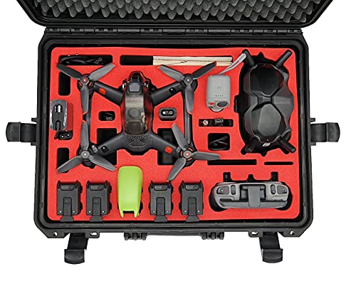 Mc-Cases Professional Carrying Case For Dji Fpv Combo Also With Bracers - Fly More Set - Carrying Case - Made In Germany #TOP2