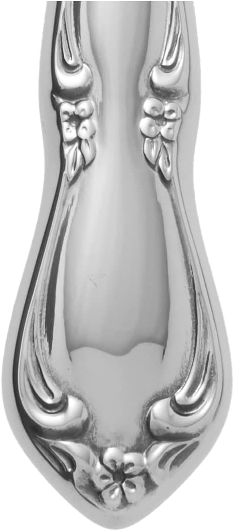 Oneida Silverware Set, Chateau Fine Flatware Dinner Knives Set, Service For 4, 18/10 Stainless Steel Knives, Dishwasher Safe, Utensils, Tableware, Cutlery, Dinner Knife (Silver, 4 Piece)