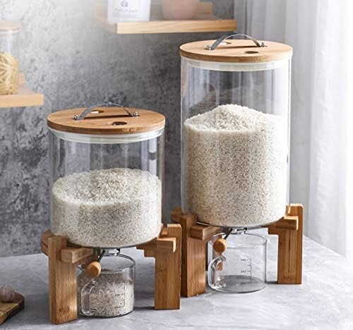 米びつ ライスディスペンサー 米入れ 計量カップ付 ライスタンク お米入れ 5L Amazon｜米びつ ライスディスペンサー 米入れ 計量カップ付貯蔵容器