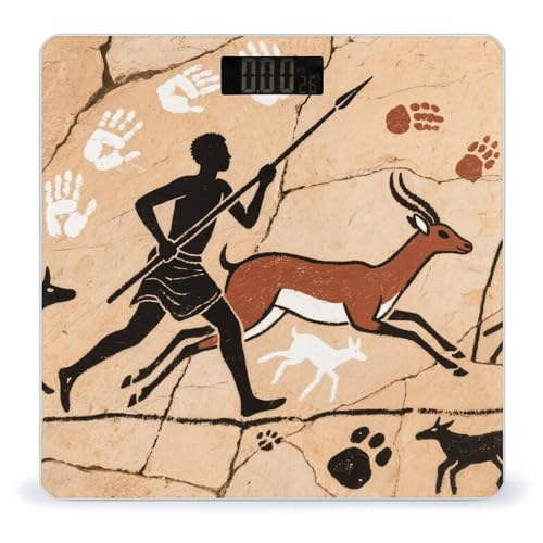 Ethnic Tribe Digital Body Weight Scale with LCD Display