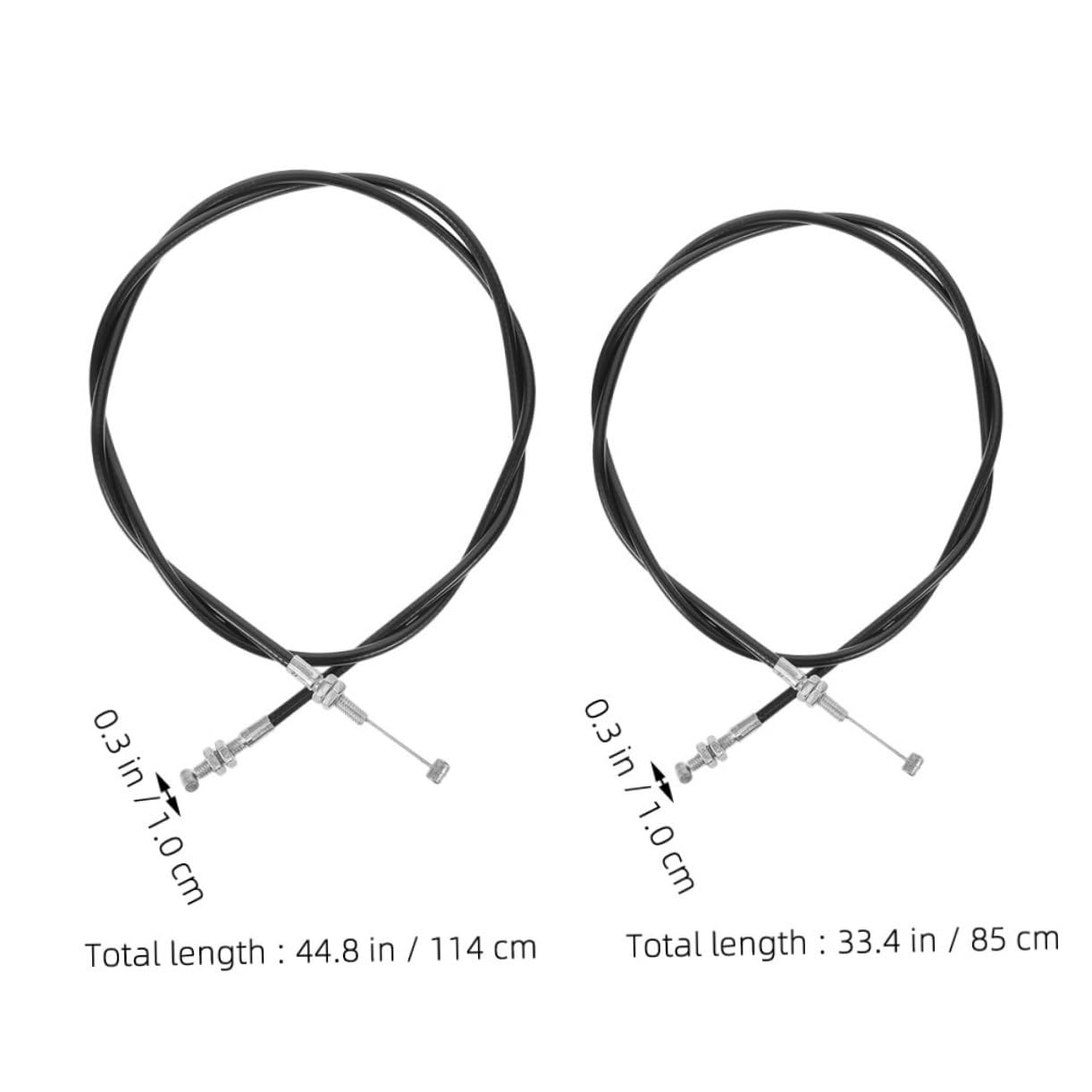 PRETYZOOM 2Pcs Barber Chair Cable Hydraulic Base Replacement Pull Wire for Salon Recliner Chairs Compatibility Flexible Design for Enhanced Control