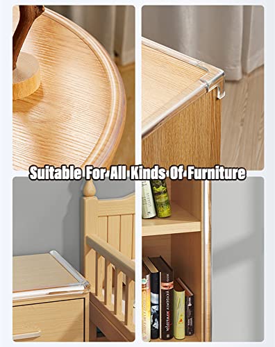 Image of Baby Proofing, Clear Edge Protector Strip for Kids, Upgrade Silicone Soft Corner Protectors with Pre-Taped Strong Adhesive, 6.6Ft Edge Protectors Baby Proofing for Cabinets, Tables, Drawers