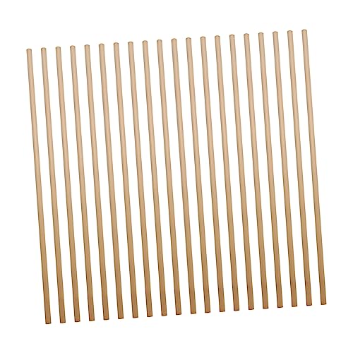 100 Pitillos Desechables de Paja de Trigo 20 cm miniatura 1