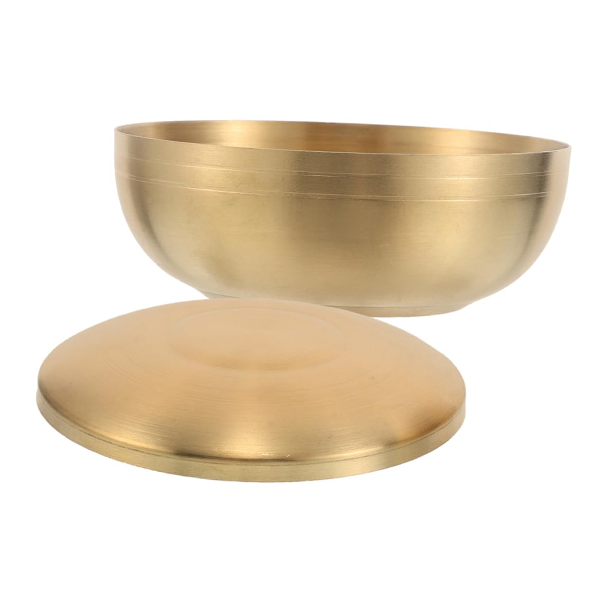 GRIRIW Stainless Steel Style Bowl with Lid Insulated Soup and Rice Bowl for Meal Prep Metal Dish for Authentic Cuisine and Storage