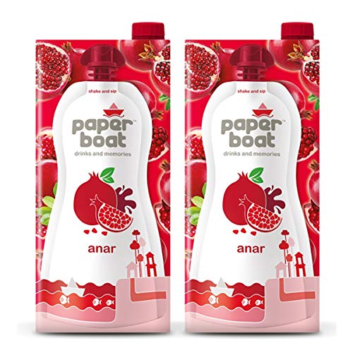 Image of Paper Boat Coconut Water, 200ml (Pack of 6) + Paper Boat Anar 1L (Pack of 2)