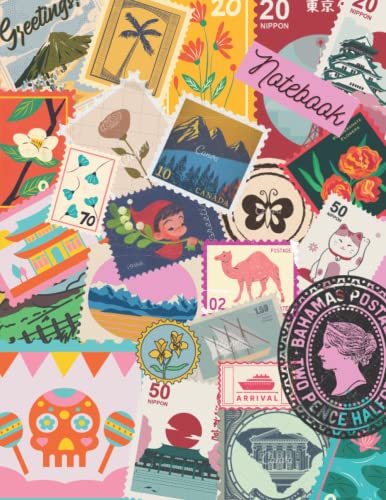  Stamp Cover Notebook