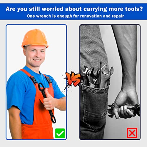 Xangnier 2 Pack Universal Torx Wrench,8-22Mm Universal Wrench Tool,Double-Ended Self-Tightening Adjustable Extra-Long 10.6 Inch Multi Wrench Tool #TOP4