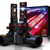 LIGHTENING DARK 9005 LED Headlight Bulb, 60W 12000LM Extremely Bright 6500K Xenon White Fanless Hi/L