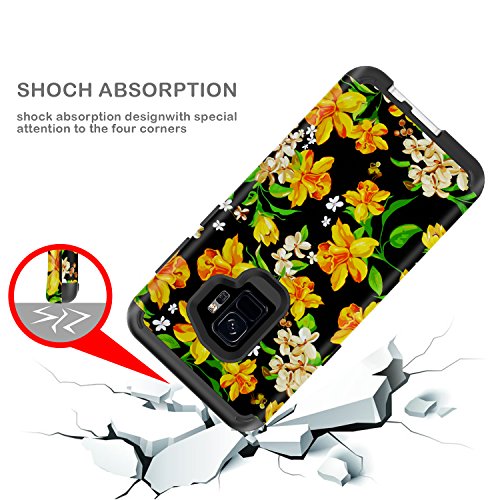 Artfeel Galaxy S9 Plus Custodia Orchidea Gialla