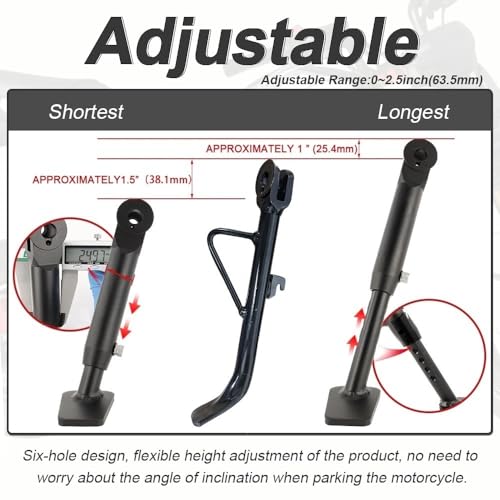 Support béquille moto réglable alu pour Grom 125 MSX et Monkey