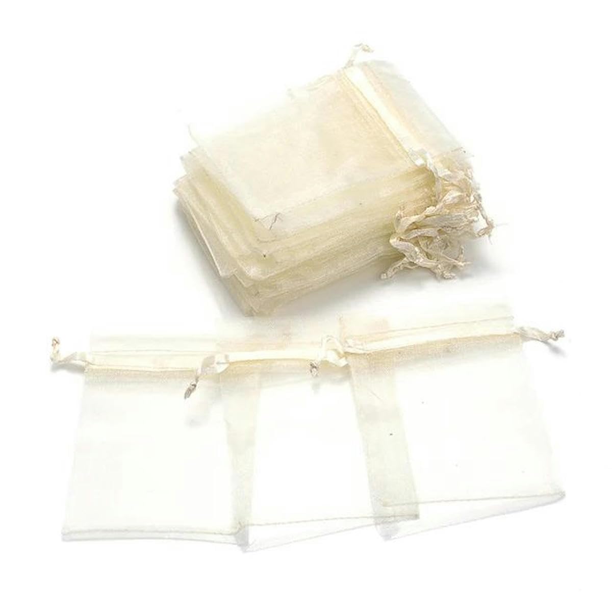 Woreczki z organzy, małe woreczki ze ściągaczem, 100 szt. Torba do pakowania biżuterii 5x7 7x9 9x12 10x15 cm Organza Torby Przechowywanie Makijaż Ślubne Woreczki ze Ściągaczem