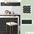 10-Sheet Hexagon Peel and Stick Backsplash, 11.42" x 11.42" Black Honeycomb Self-Adhesive Marble Mosaic Wall Tile, Waterproof Stick on Backsplash Tiles for Kitchen Bathroom Shower
