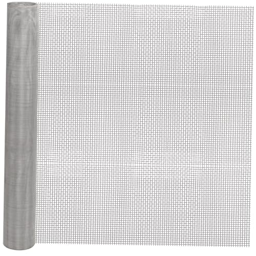 Alipis Easy Install Stainless Steel Mesh Screen Roll Mesh for Window Door and Ventilation Multi-Functional