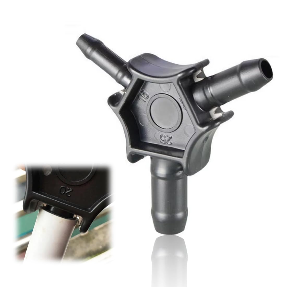 Abocardadores de extremo único,Calibrador/Desbarbador para Tubería Multicapa de Diámetro 16–20–26 - Escariador de Orificios Multicapa PEX-AL-PEX y Tubería Compuesta de Aluminio Plástico