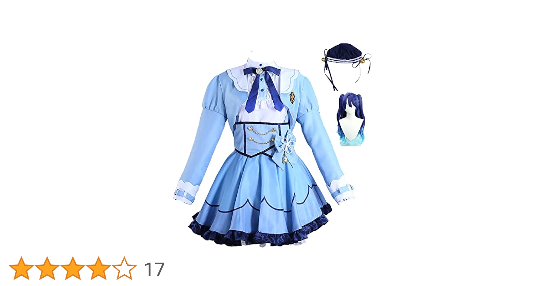 天宮こころ　コスプレ　ハロウィン　ワンピース　スカート　ウィッグ　イベント Amazon.co.jp: [エルフ森林] 天宮こころ あまみやこころ 巫女 に
