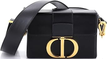Pre-Loved 30 Montaigne Box Bag Leather, Black