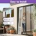 Extreme Weather Sliding Glass Dog Door, 3 Flap Insulated Pet Door with Double Pane Glass, Energy Efficient & Frost Proof, Fits 76