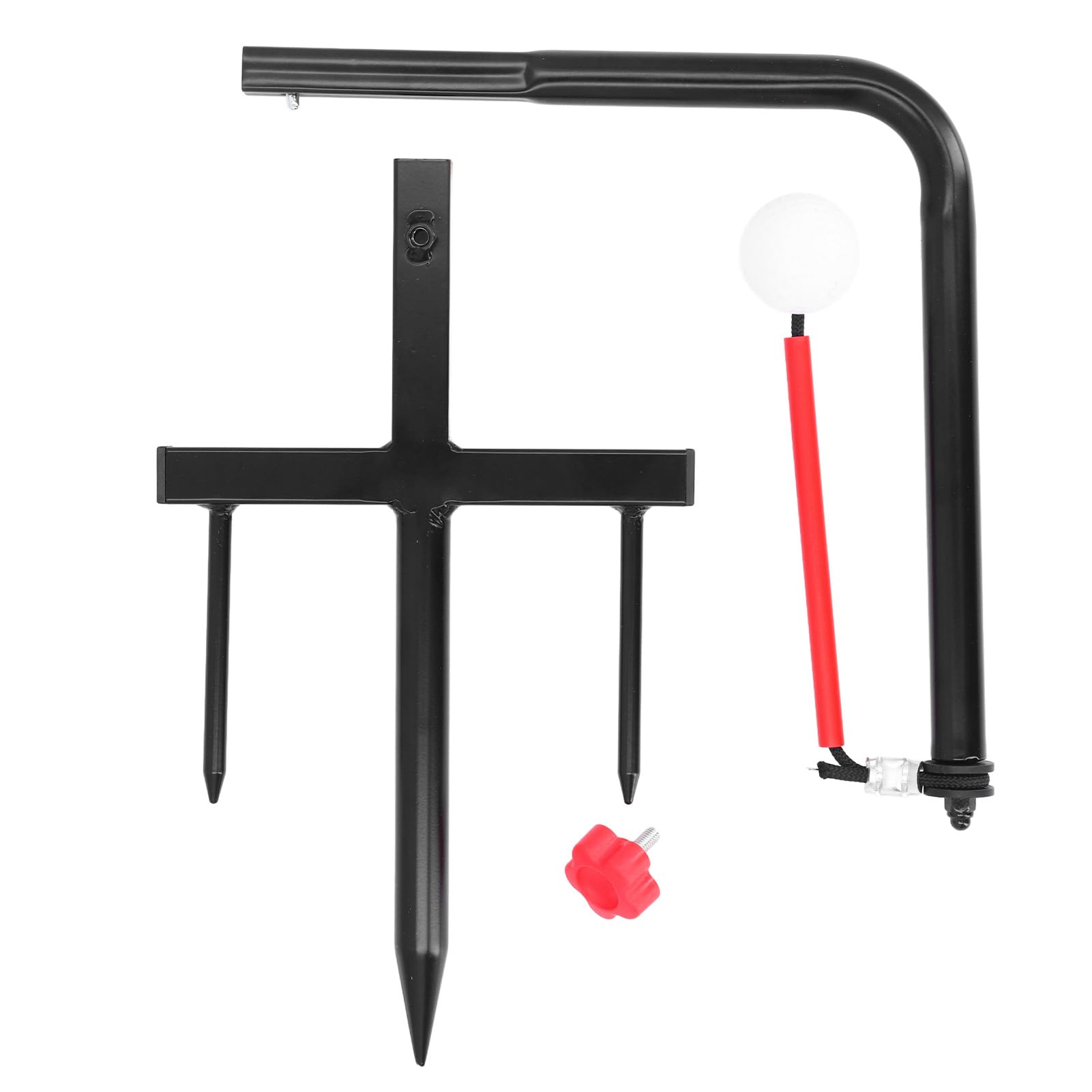 Entrenador de Swing de Golf, Entrenador de Palos Groover de Práctica de Ajustable para Todas Las Superficies, Uso en Interiores y Exteriores |Construcción Duradera de Hierro, Diseño