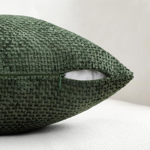 Housse de coussin en chenille douce décoration haut de gamme - 7