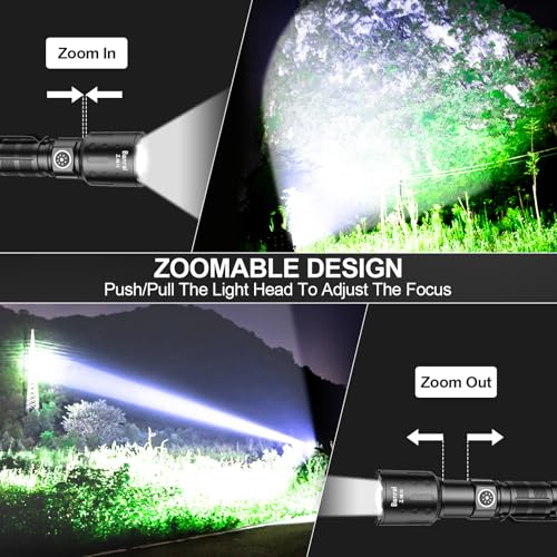 Banral K-2316-B Rechargeable Flashlights 20,000 High Lumens thumb #3