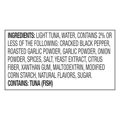 Image of StarKist Tuna Creations Cracked Pepper with Roasted Garlic Pouch (2.6 oz - 1 Pack) Wild Caught, High Protein Shelf Stable Seafood, Soy & Gluten Free, No Draining, Ready to Eat for Salads & Sandwiches