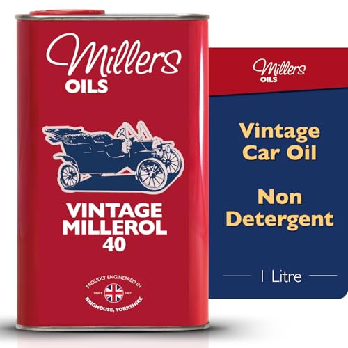 Aceite para motor Vintage Millerol 40 SAE 40, 1 litro miniatura 2