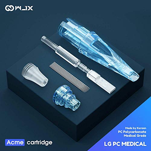 Image of WJX Tattoo Cartridges 20Pcs Disposable Needles Curved Magnum 1209RM