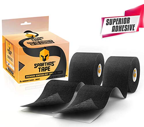 Spartan Tape Kinesiology Tape (Pack of 2) - Support for Athletic Kt Sports