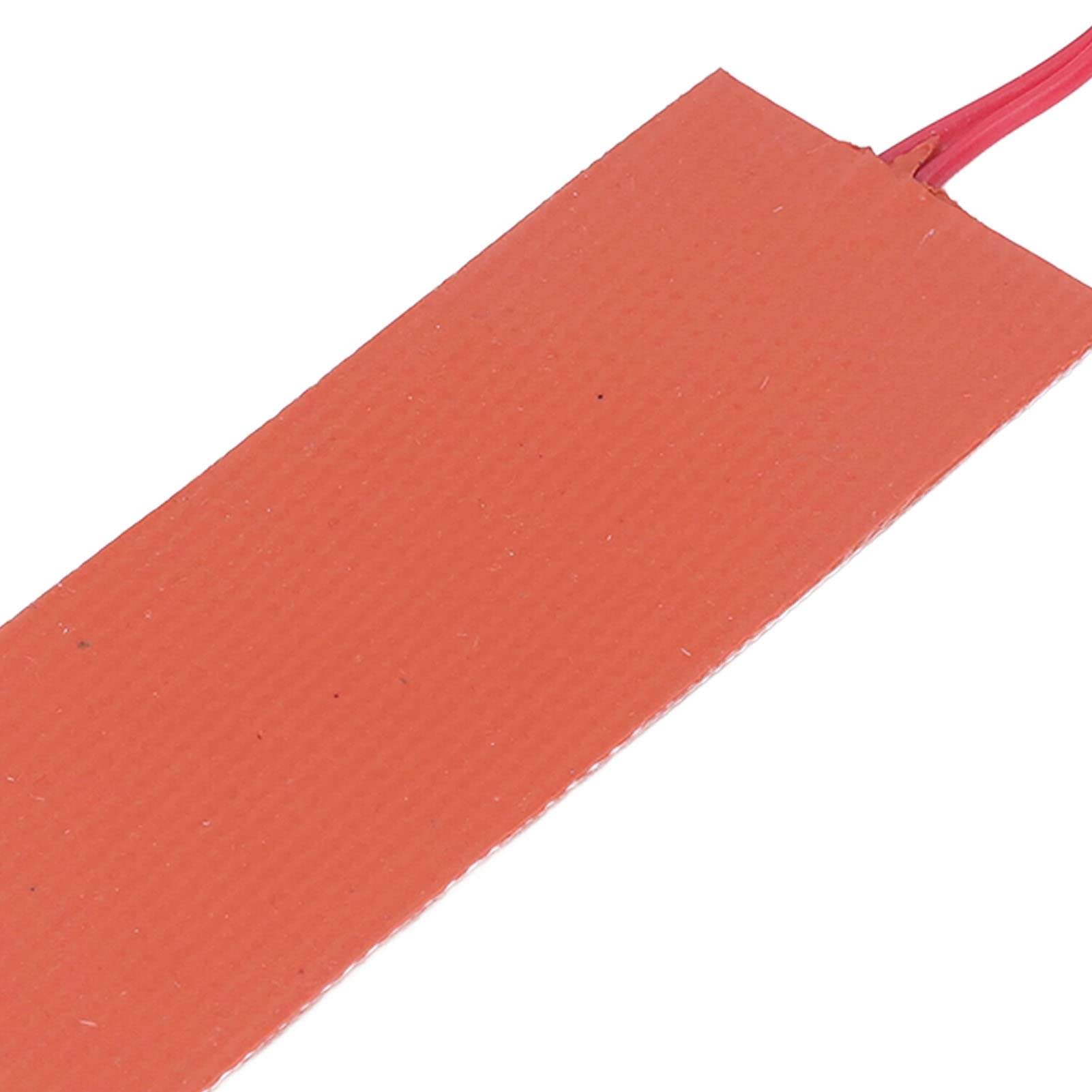 Almohadilla Calefactora de Silicona, 4 Piezas Alfombrilla Calefactora Flexible 12V 20W Calentador de Cubo de Tambor, 120-150 ℃ Calentador de Cubo para VáLvula de Tubería Tanque de Instrumentos,