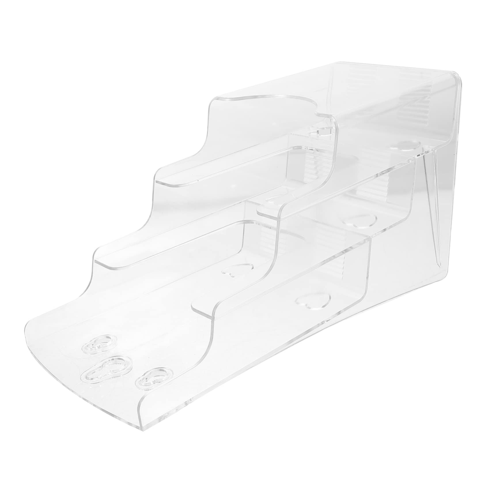 AYUWQZX Portrait Literature Stands for Display, Acrylic Table Flyer Holder Brochure Rack Classified Slop Shape Easy Multiple Sizes(23.5X12.5cm)