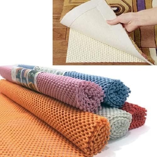 Lateks Halı Kaydırmaz, Kaydırmaz Mat, Halı ve Kilimler için Kaydırmaz Halı Matı (30x90 Cm)