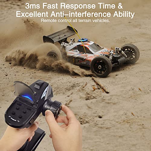 ATA HOBBY DUMBORC X6 2.4GHz 6CH RC Radio Transmitter and Receiver X6FG(Built-in Gyro) with Fail-Safe & Low Voltage Alarm Function for Rc Vehicle Car Boat Tank Model Parts Remote Controller