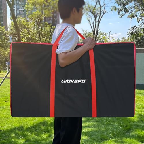 Wakefa 4×2FT Cornhole Set Corn Hole Boards, Solid Wood Bean Bag Toss Games Set with 8 Bean Bags and 2 Cornhole Boards, Corn Holes Outdoor Games for Adults and Family Birthday Party Game(SB806) - Image 6