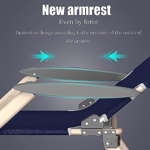 Chaise longue pliable multiposition lit d'accompagnement portable de bureau - 7