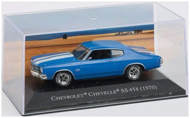 MAG PP02 1:43 Chevelle SS 454 (1970) in Blue - American Car Collection Diecast Model Replica - Image 2