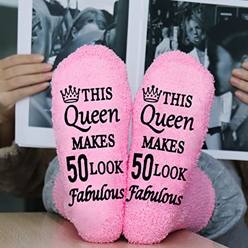 Jeasona Birthday Gifts for 18 Year Old Girl 13 16 Teenage 21st Fuzzy Socks2