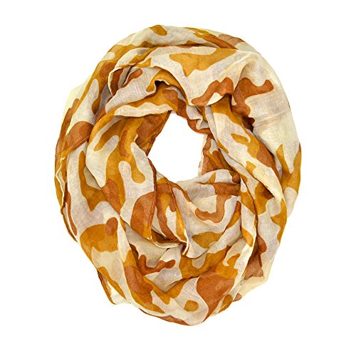 Camouflage Camo Print Soft Infinity Loop Scarf
