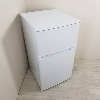 Amazon.co.jp: ユーイング 90L 2ドア冷蔵庫（直冷式）ホワイト