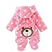 Gaorui Newborn Baby Jumpsuit Outfit Hoody Coat Winter Infant Rompers Toddler Clothing Bodysuit Pink
