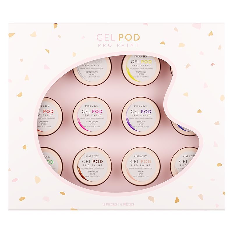 Kiara Sky Gel Art Paint Pod 12 colores intensos miniatura 1
