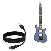 BoxWave Cable Compatible with Jamstik Studio MIDI Guitar - DirectSync - USB 3.0 A to USB 3.1 Type C, USB C Charge and Sync Cable - 6ft - Black