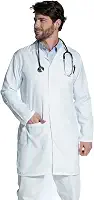 Jaleco Hospitalar Masculino Oxford Manga Longa