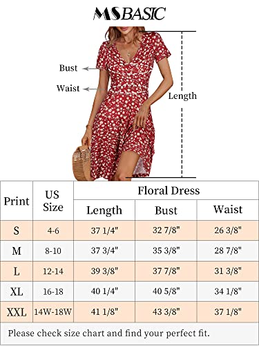 MSBASIC-Womens-Spring-Dress-for-Women-2023-Short-Sleeve-Unique-Cross-Wrap-Casual-Midi-Sun-Dresses