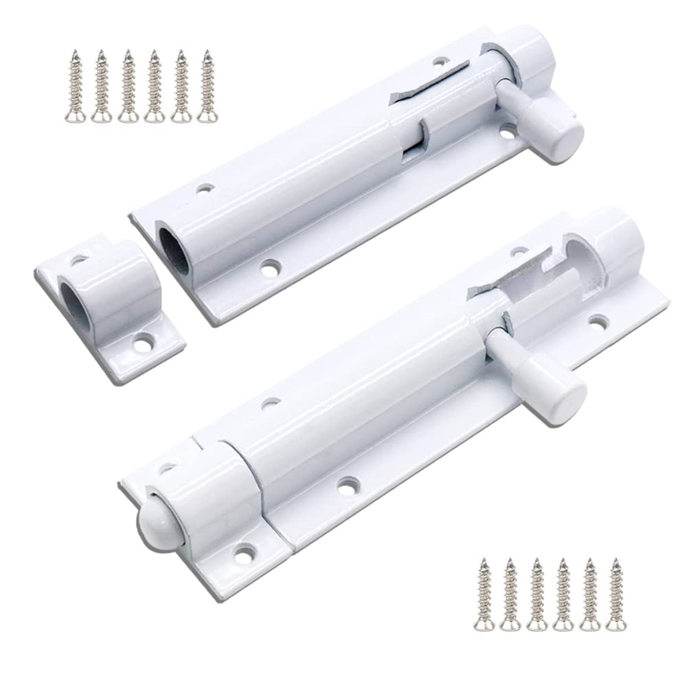 Buy Barrel Bolt Latch Locks for Inside Door Slide Bolt Gate Latch ATTHW